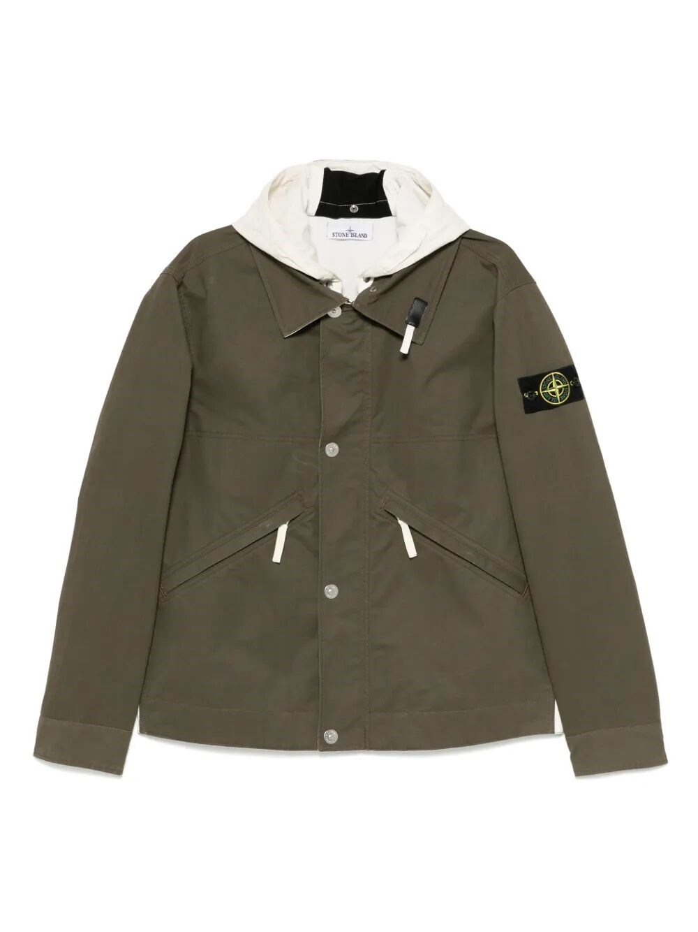 Stone Island Men's Hooded Cotton Jacket