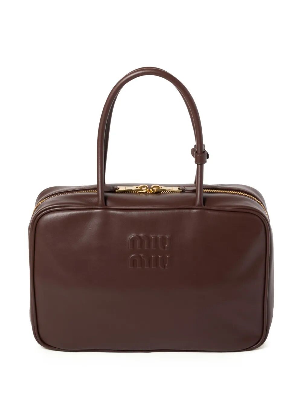 Miu Miu Women Beau Large Leather Handbag In Multi