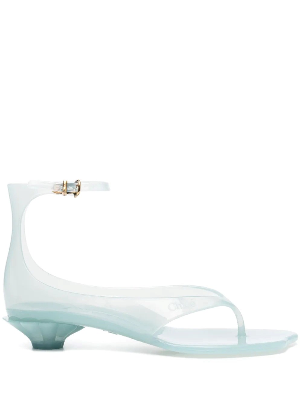 Chloé Jelly Sandals With Ankle Strap And Transparent Design