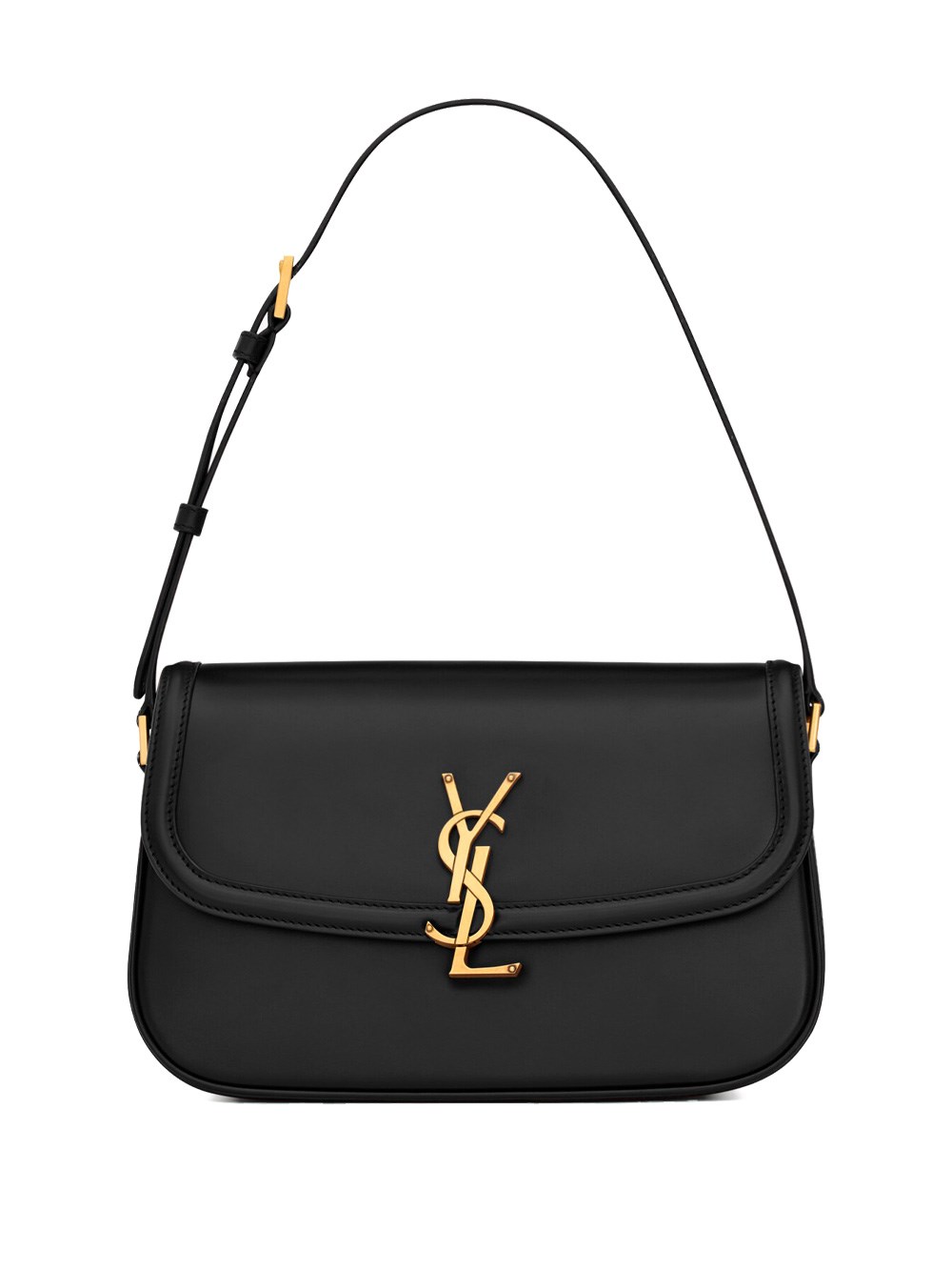 Saint Laurent Solferino Medium Bag In Box Leather