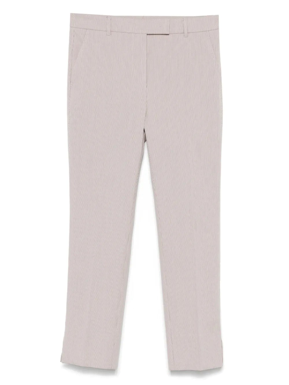 Incotex Cotton Trousers With Stripes And Pockets
