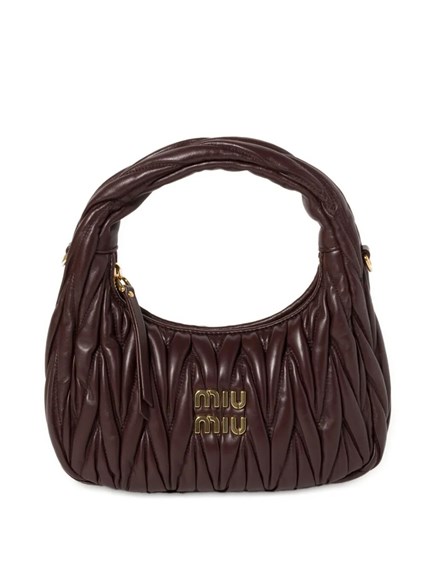 MIU MIU マトラッセ ナッパーレザーバッグ Miu Miu マテラッセ ナッパレザーショルダーバッグ | ブラック