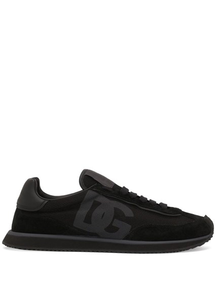 Dolce & gabbana Suede and mesh dg cushion sneakers available