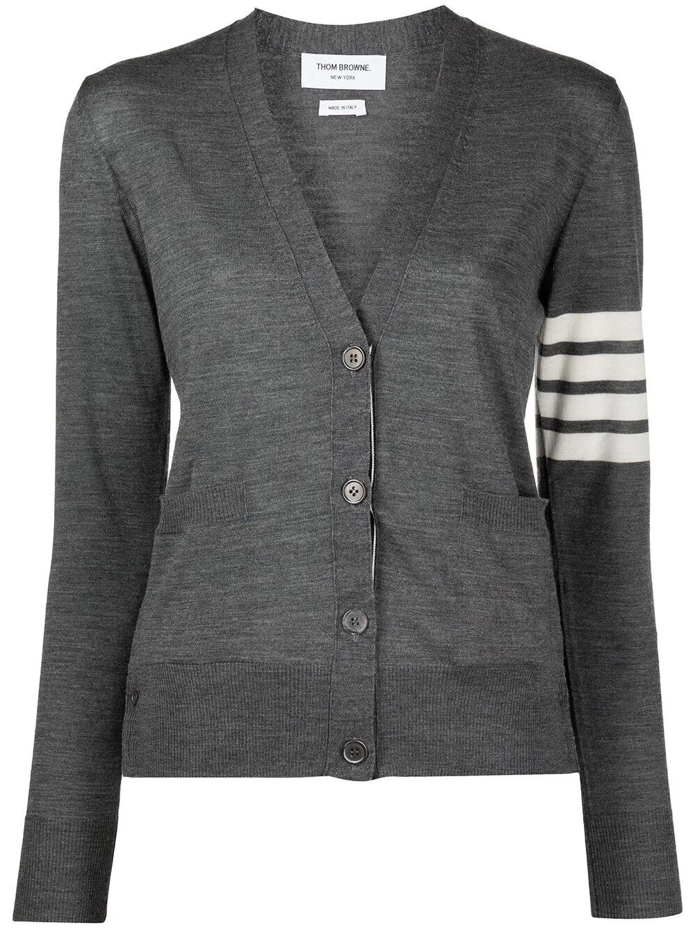 Thom Browne 4-bar Merino Wool Cardigan