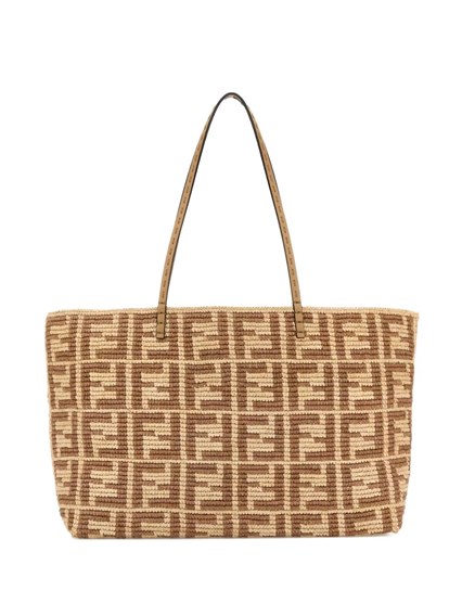 【関税＆送料込み】Fendi Roll Large Canvas Shopper With Ff Fendi Roll large canvas shopper with ff embroidery available