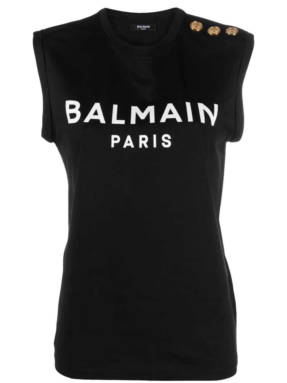 Balmain 3 Buttons Tank Top Clothing