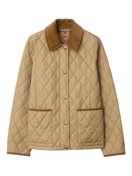 Burberry Check lining quilted nylon dorset jacket available