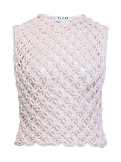 【BOTTEGA VENETA】 ウール ビスコース クレープ トップス ブラックウール ビスコース クレープ トップス| Bottega Veneta