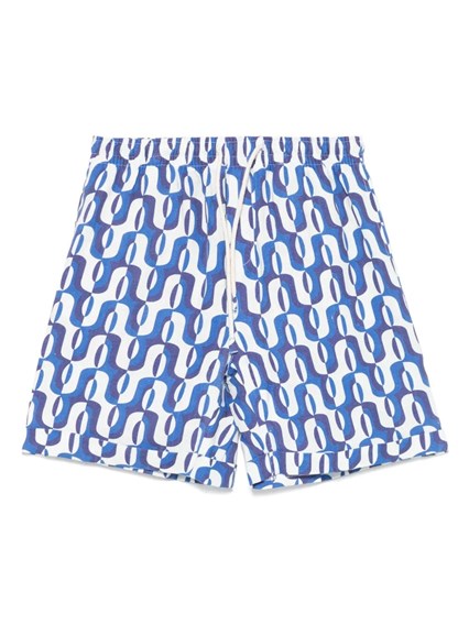 【関税＆送料込み】Fendi Beige Silk Pequin Short Pants Clot Shorts Silk Brown | Fendi