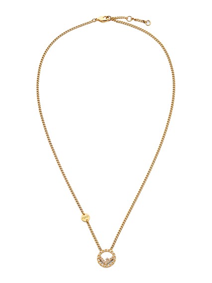 Miu miu Brass necklace available on Monti Boutique - 67534
