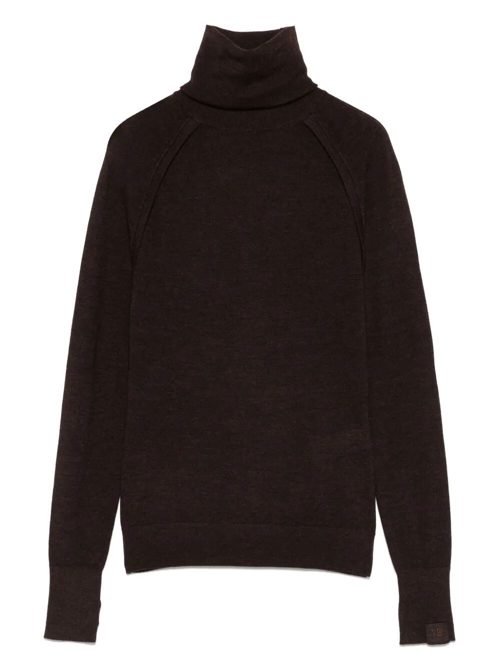 Victoria Beckham Fitted Silhouette Wool Turtleneck Sweater