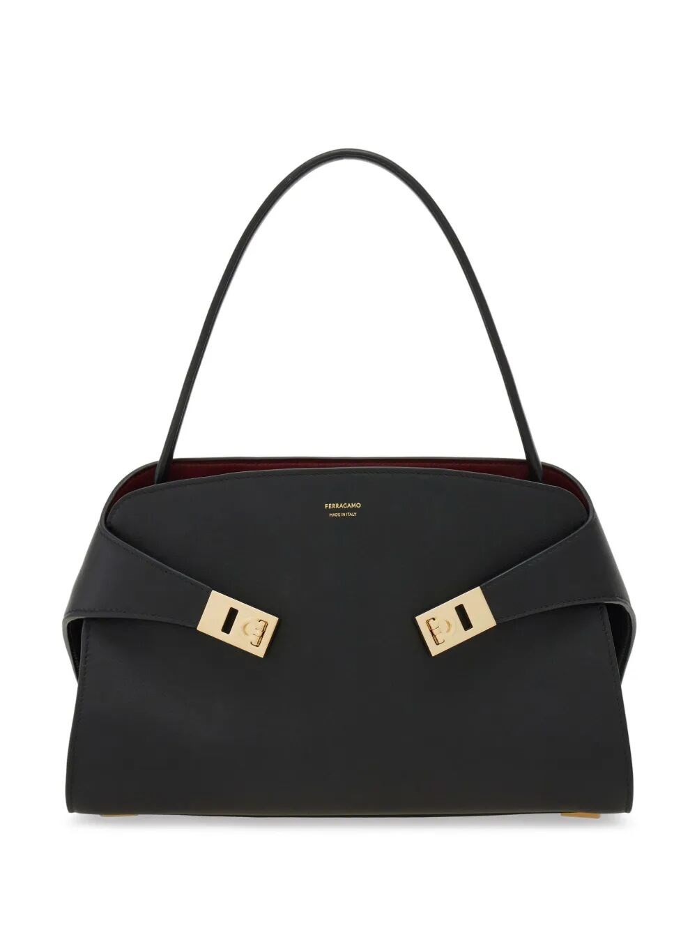 Ferragamo Structured Shoulder Bag Top Handle