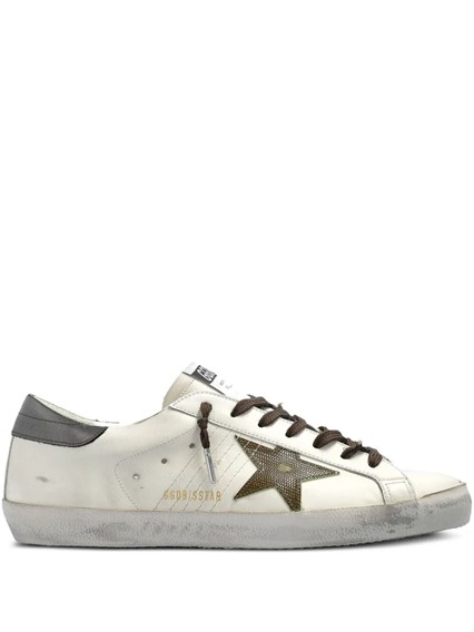Golden goose スーパースターレザースニーカー available on
