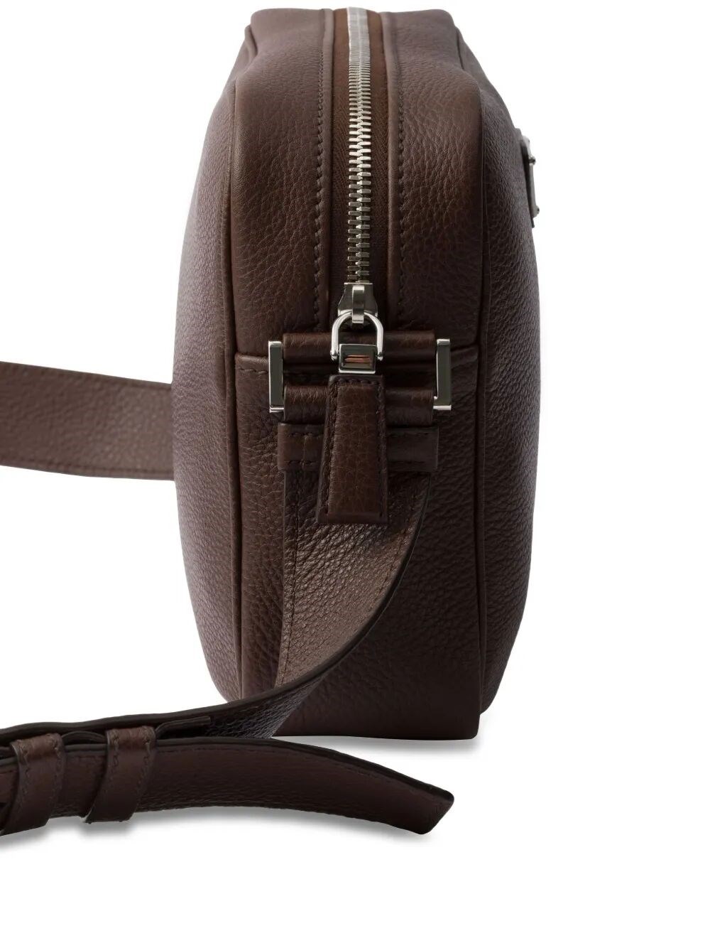 GRAINED LEATHER SHOULDER BAG