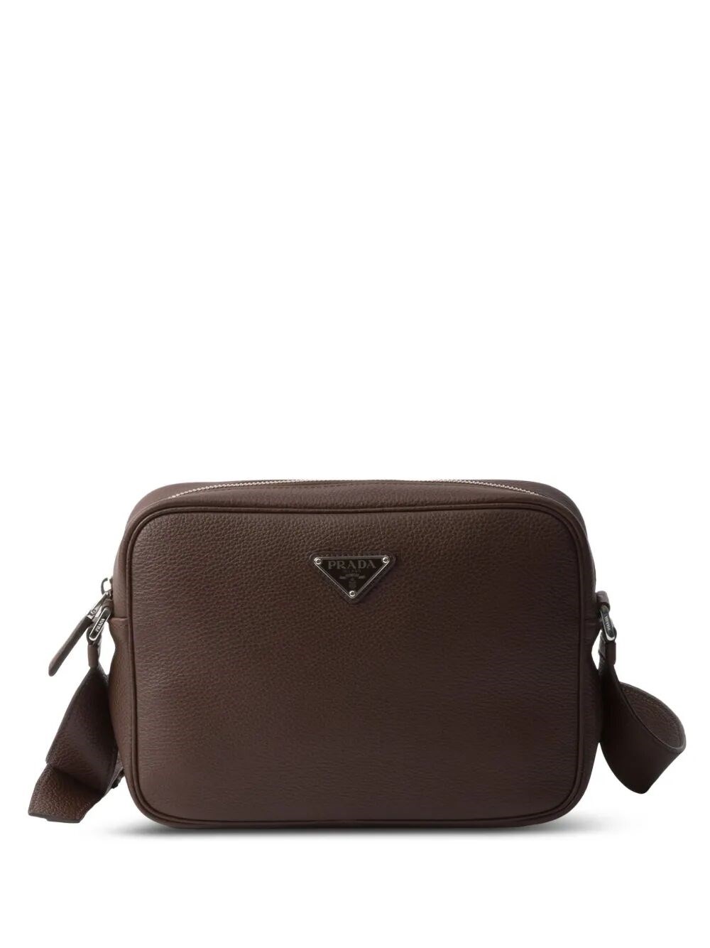 GRAINED LEATHER SHOULDER BAG