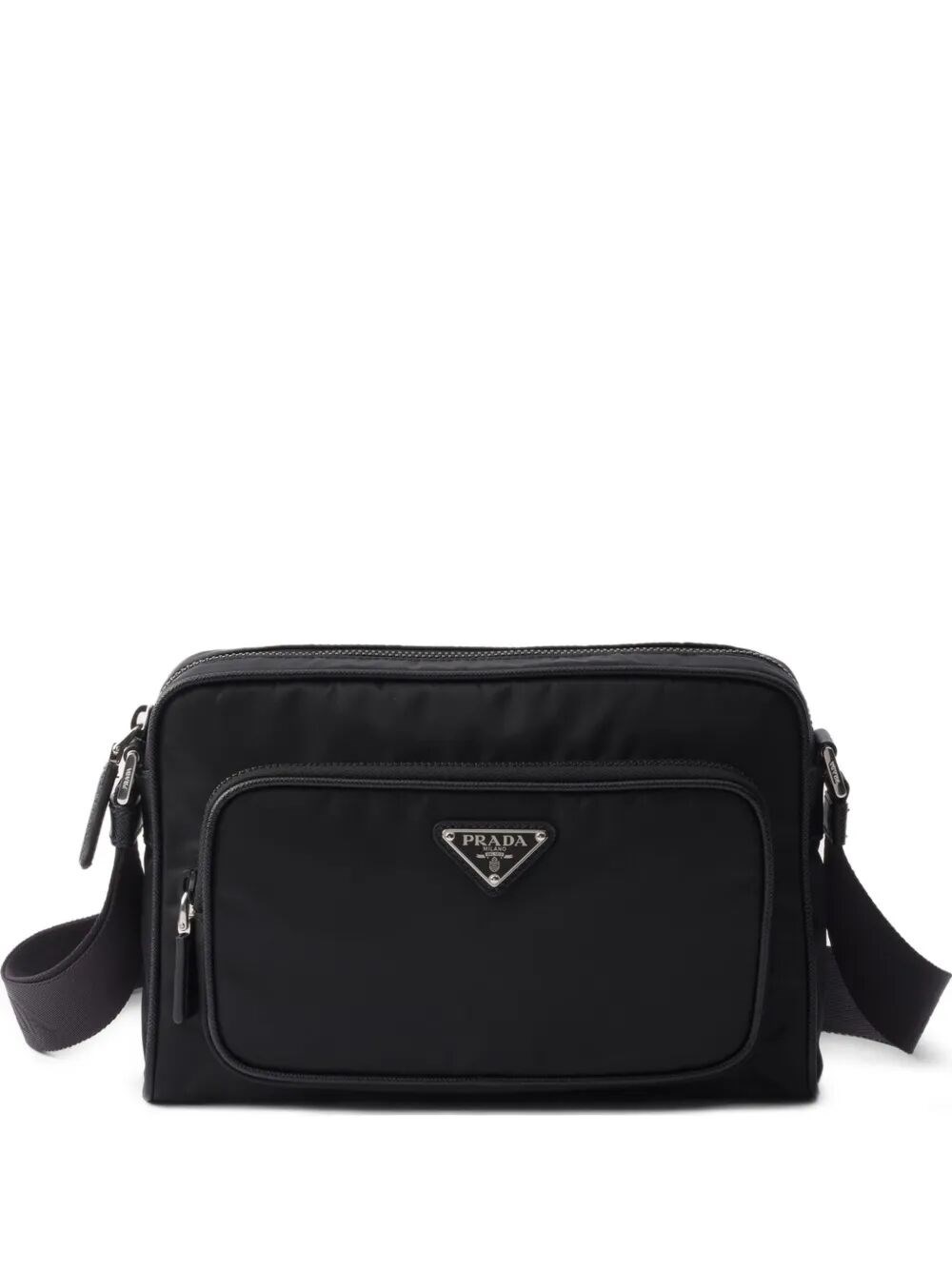 Prada Small Re-nylon And Saffiano Leather Shoulder Bag