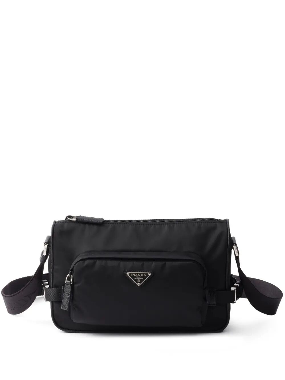 MEDIUM RE-NYLON AND SAFFIANO LEATHER SHOULDER BAG