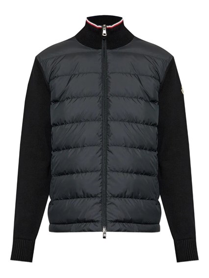 VIP価格【MONCLER】パッド入りウール ジップアップカーディガン Moncler パッド入りウールジップアップカーディガン available