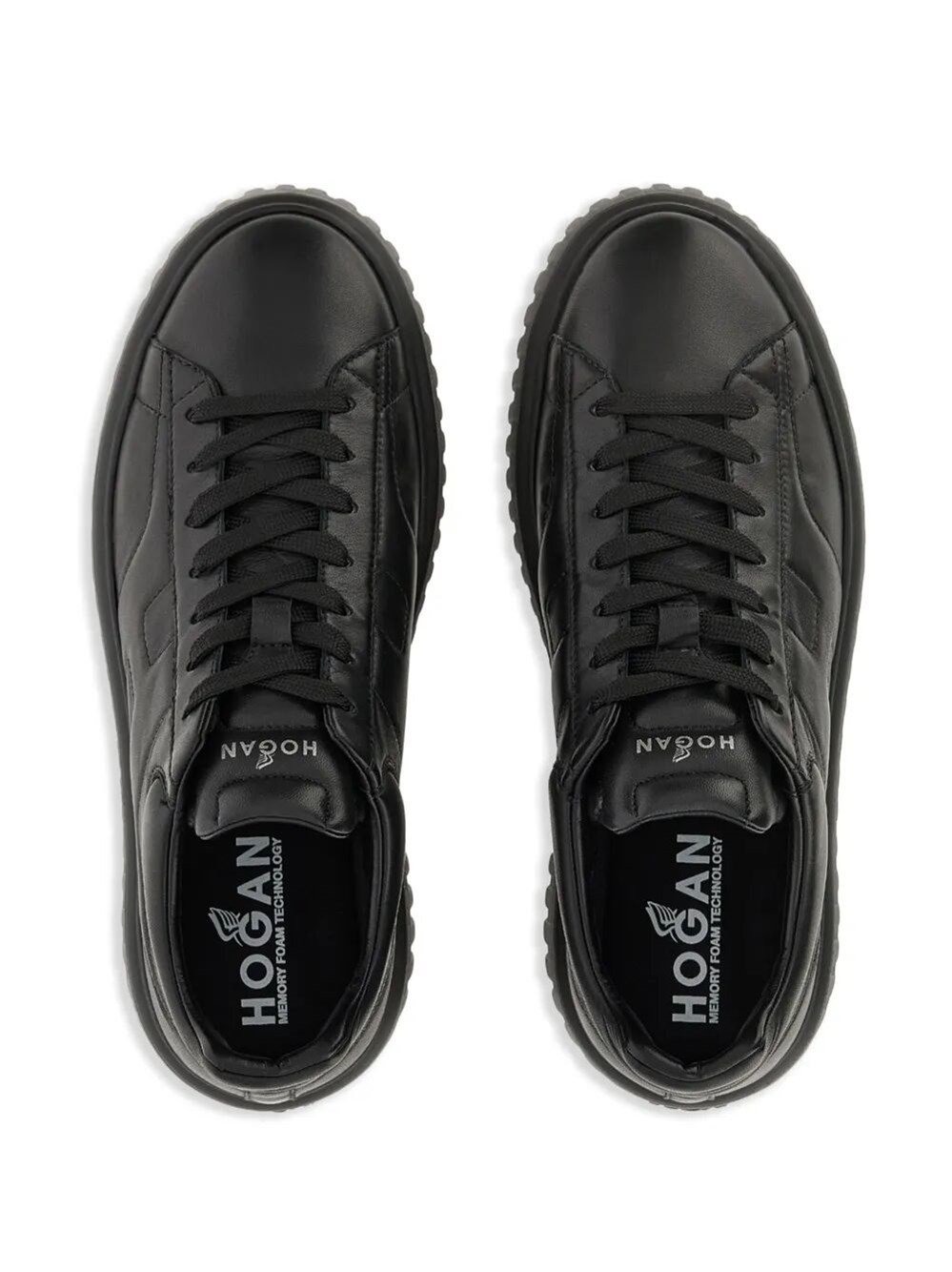 H-STRIPES NAPPA LEATHER SNEAKERS