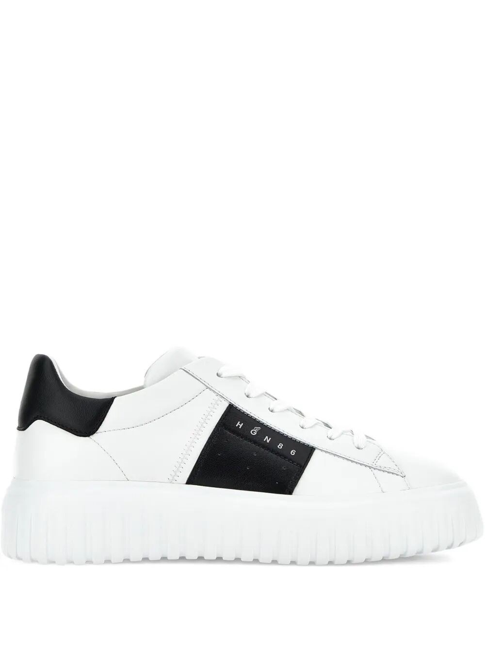 H-STRIPES NAPPA LEATHER SNEAKERS 