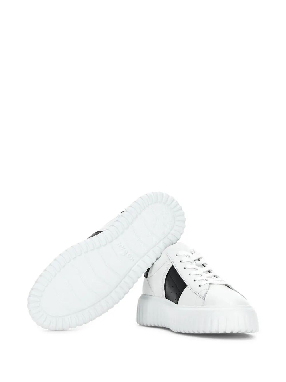 H-STRIPES NAPPA LEATHER SNEAKERS 