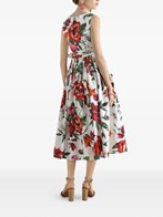 ワンピース DOLCE & GABBANA ABITO SMANICATO IN POPELINE STAMPA FIORI Dolce & Gabbana Abito smanicato in popeline a fiori
