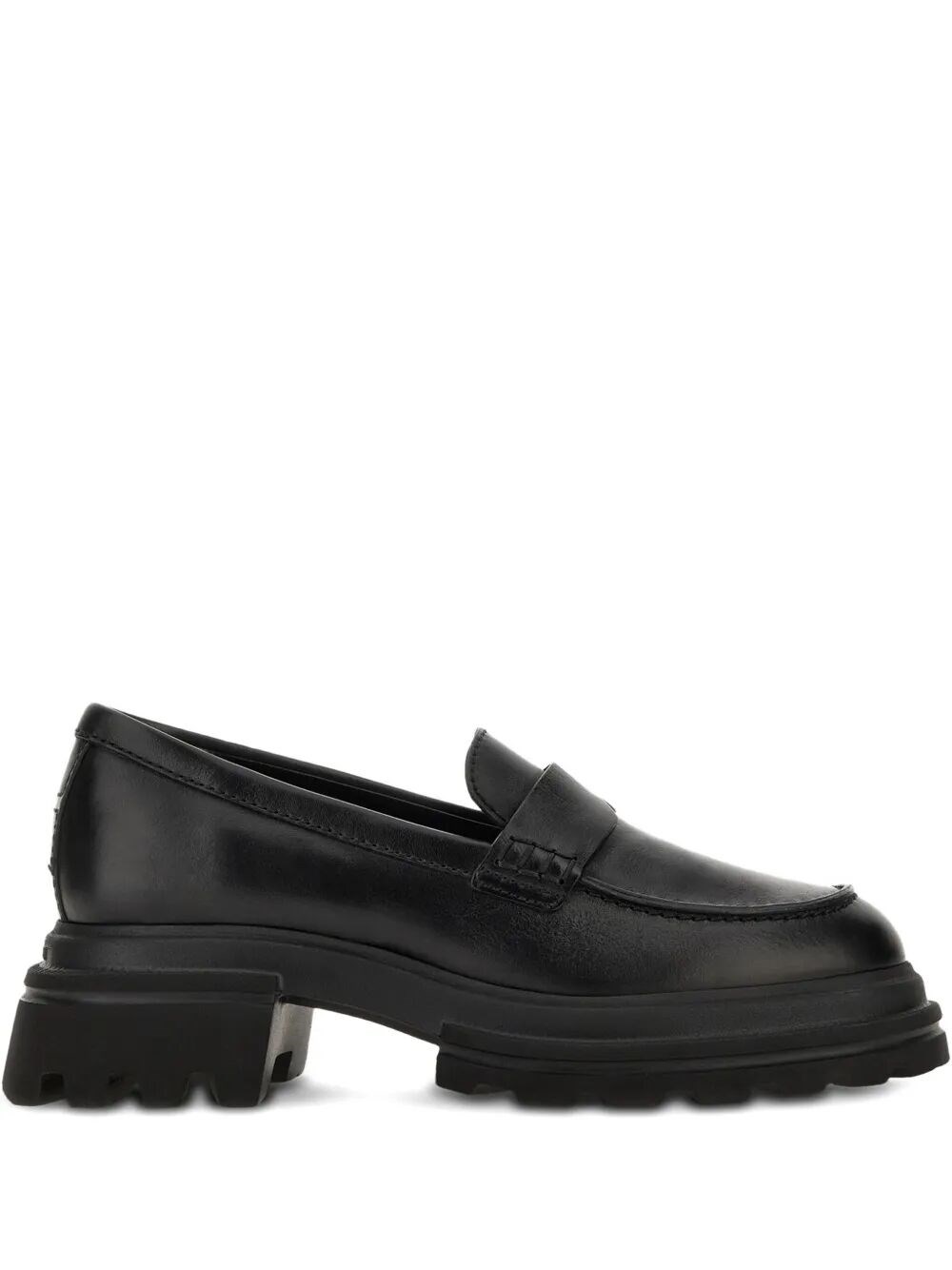 10-STOREY SMOOTH LEATHER AND WORKWEAR SOLE LOAFERS