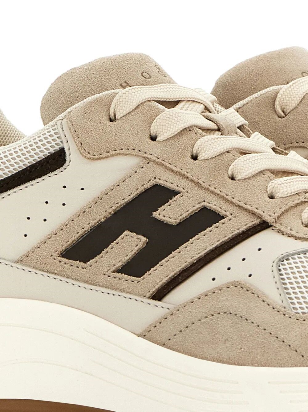 SUEDE, SMOOTH LEATHER AND MESH HYPERLIGHT SNEAKERS