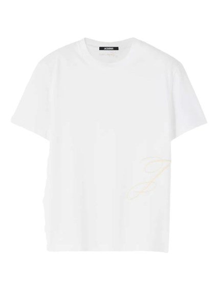 【VERSACE】フリンジ付きロゴTシャツ Versace フリンジ付きロゴtシャツ available on Monti Boutique