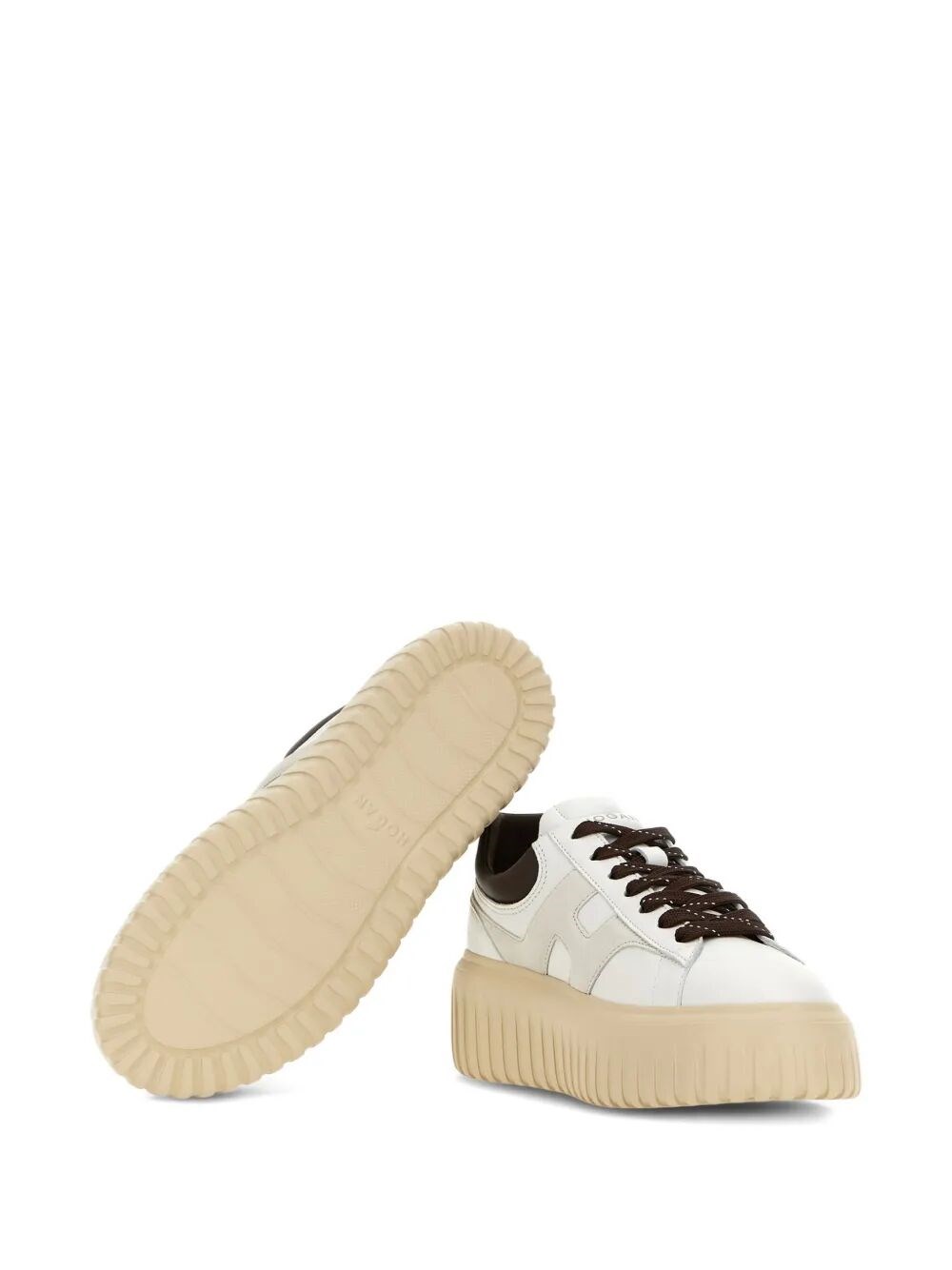 H-STRIPES NAPPA LEATHER SNEAKERS