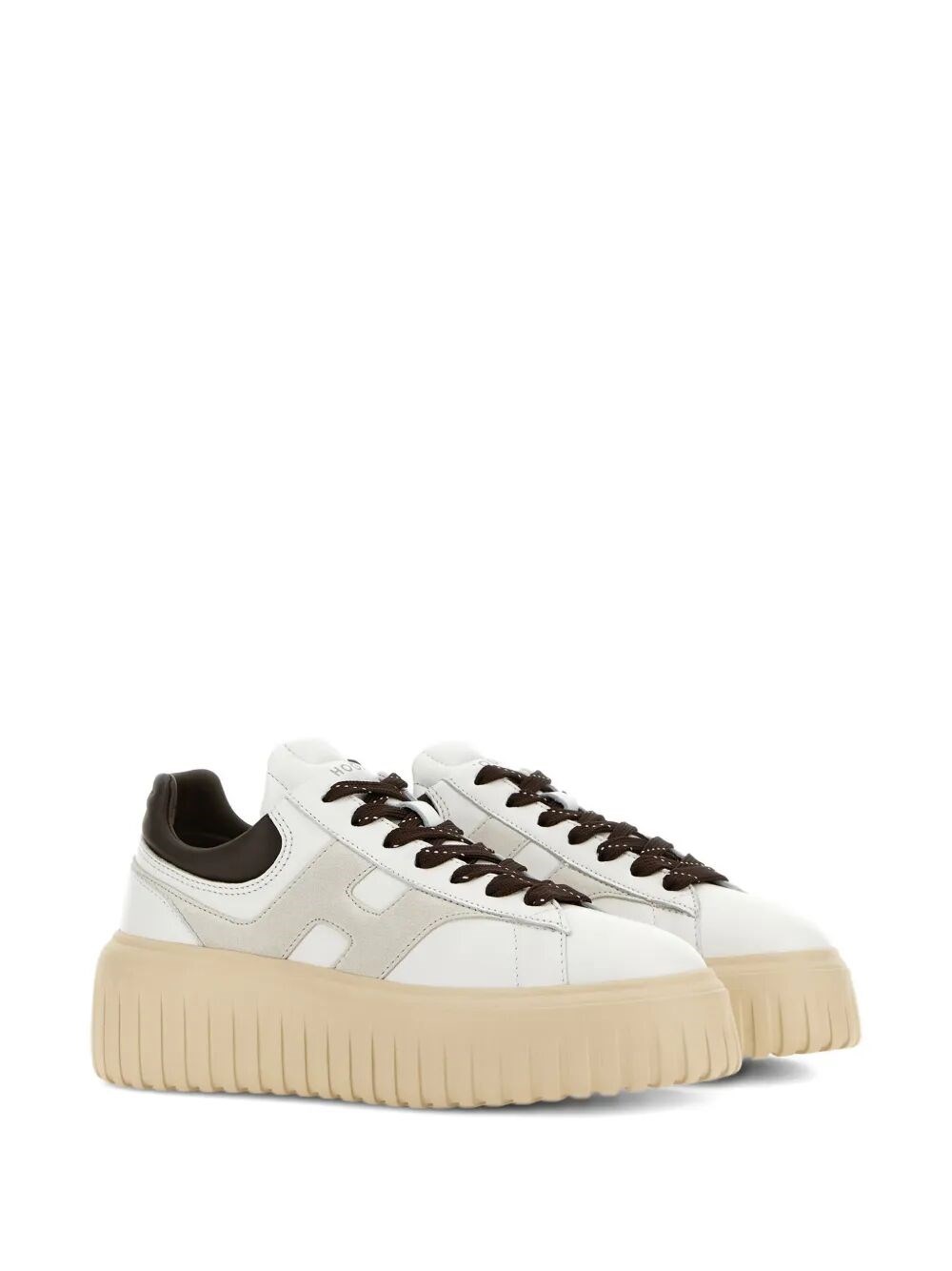 H-STRIPES NAPPA LEATHER SNEAKERS