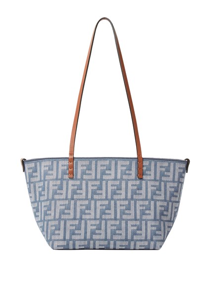 Fendi Ff raffia crochet roll large shopper available on