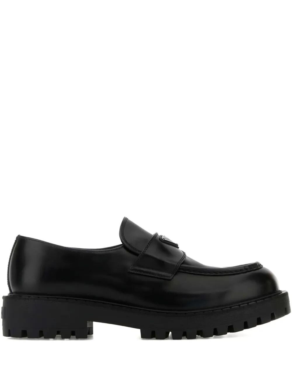 CHUNKY SOLE LEATHER LOAFERS