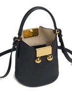 【関税＆送料込み】Marni Trunkaroo Leather Bucket Bags ブラック レザー製 Trunkaroo バケットバッグ | Marni