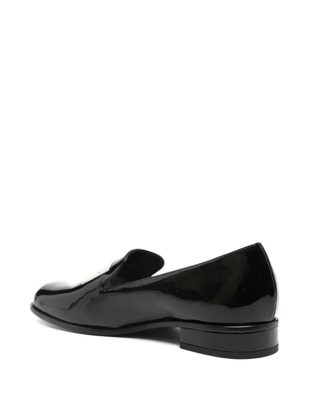 シューズ・サンダルその他 Givenchy Black patent leather tuxedo loafers BE202AE2DS001-03-04.jpg