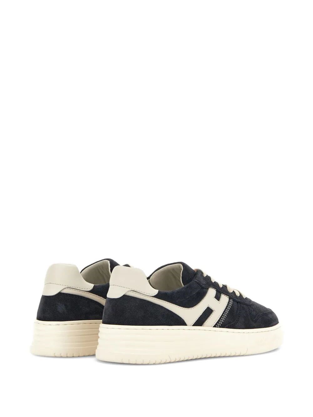 H630 SUEDE AND LEATHER SNEAKERS