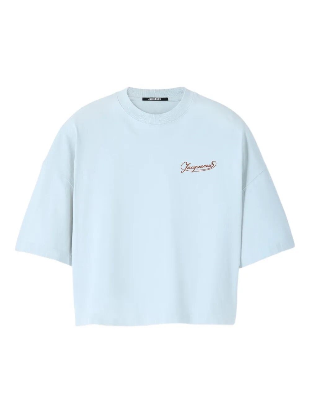 Jacquemus Le T-shirt Corto In Blue