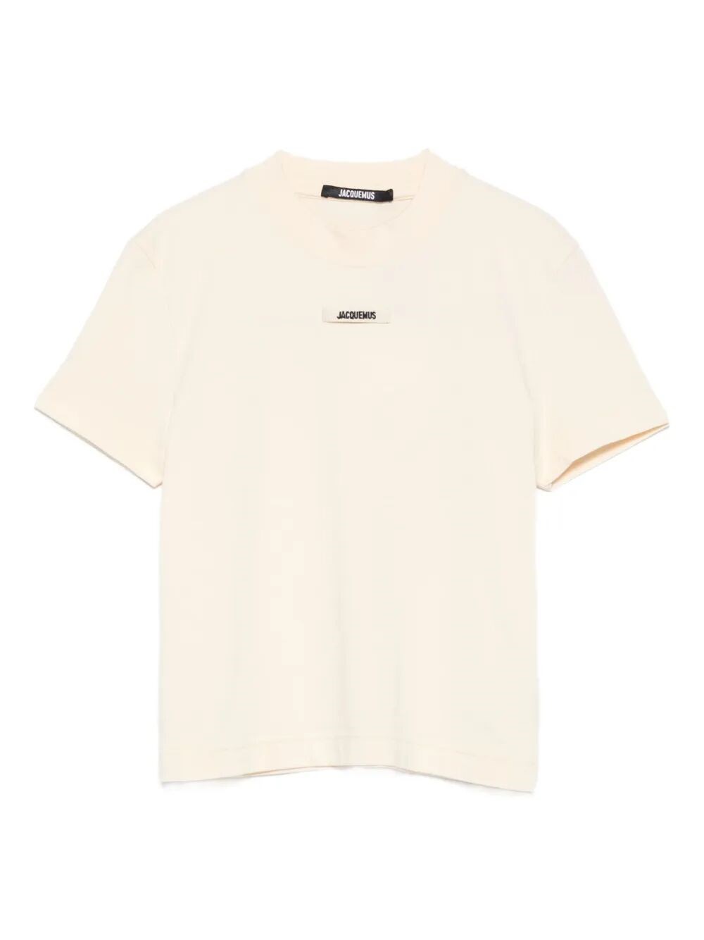 Jacquemus Le T-shirt Gros Grain In Neutral