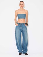 Alaïa Low waist round jeans available on Monti Boutique - 69020