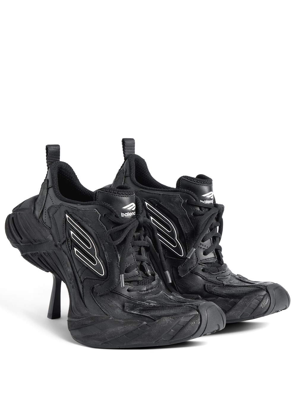【関税＆送料込み】Balenciaga Monday Heels In Cowskin And P Women's Monday Heel Shoe in Black | Balenciaga US