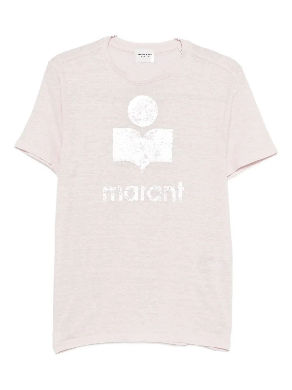 Isabel Marant Étoile Zewel Logo-print Linen T-shirt In Multi