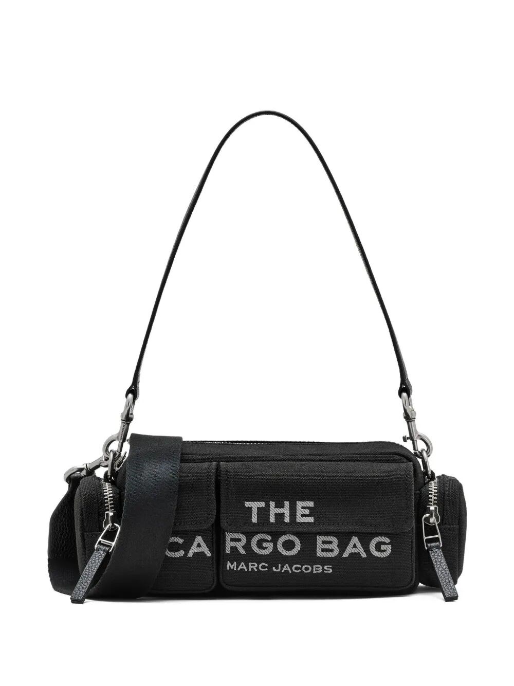 Marc Jacobs The Cargo Canvas Shoulder Bag In Black