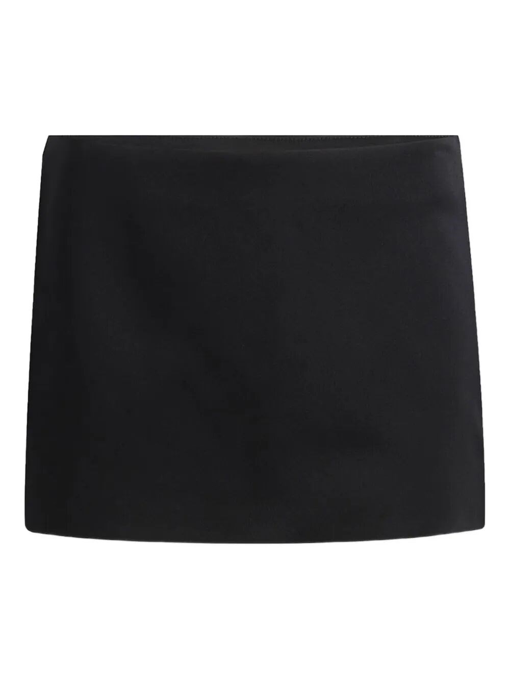 Khaite Jett Wool And Silk Miniskirt In Black