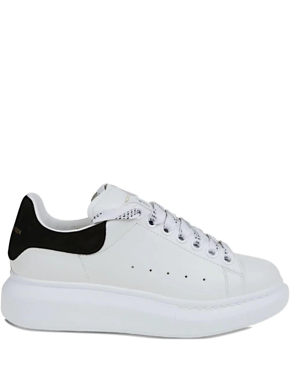 Alexander Mcqueen Leather Upper And Rubber Sole Sneaker In White