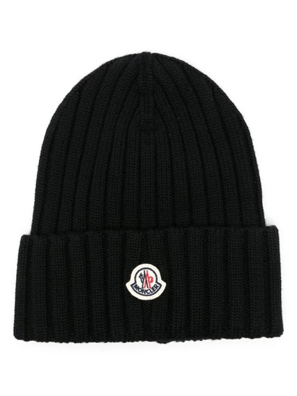 【MONCLER】Berretto con pon pon in misto cashmere★ニット帽 NEW MONCLER WOOL CASHMERE FOX FUR POM POM BEANIE HAT ONE