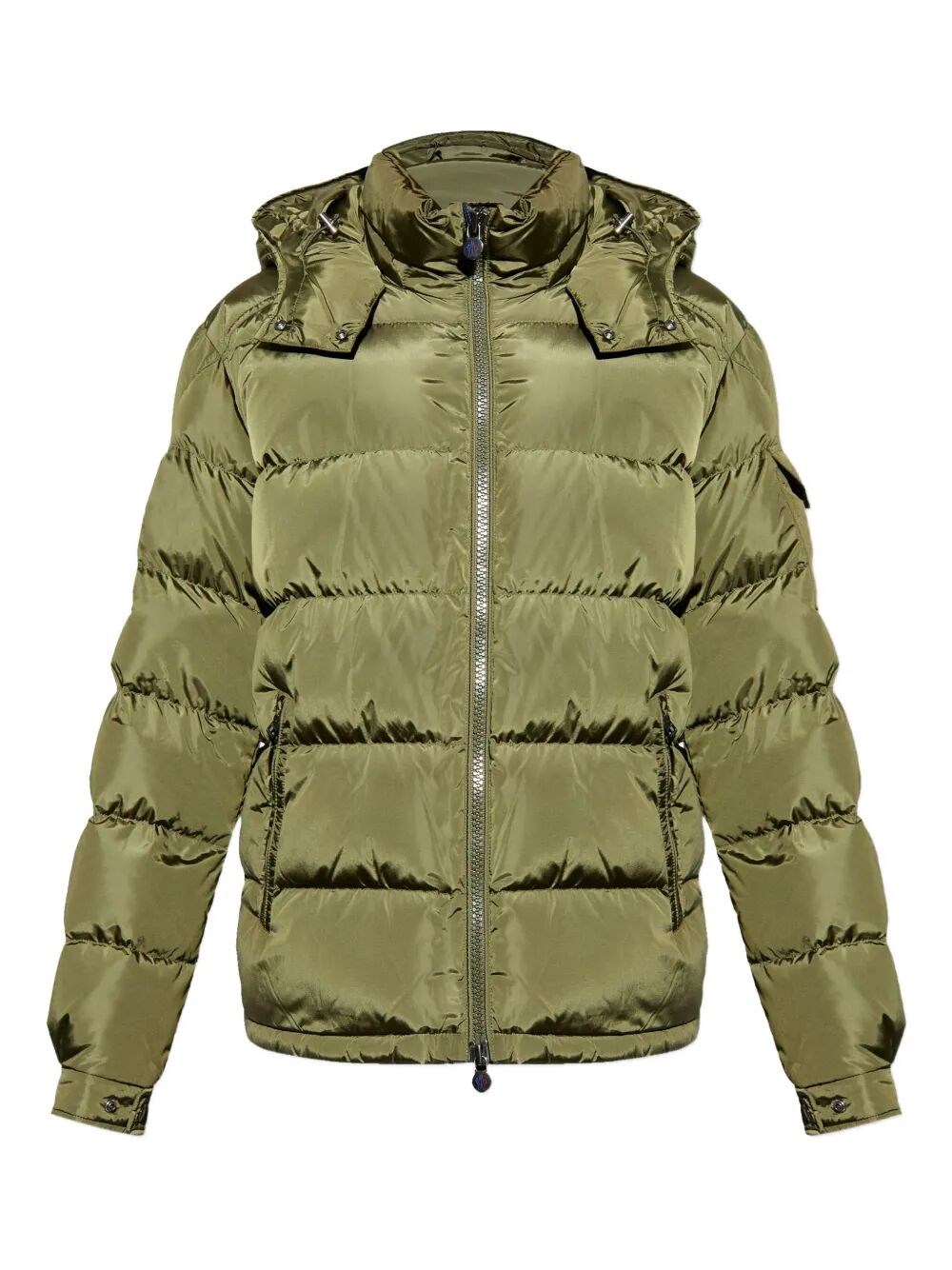 Moncler Maya Matte Short Down Jacket Clothing In Green