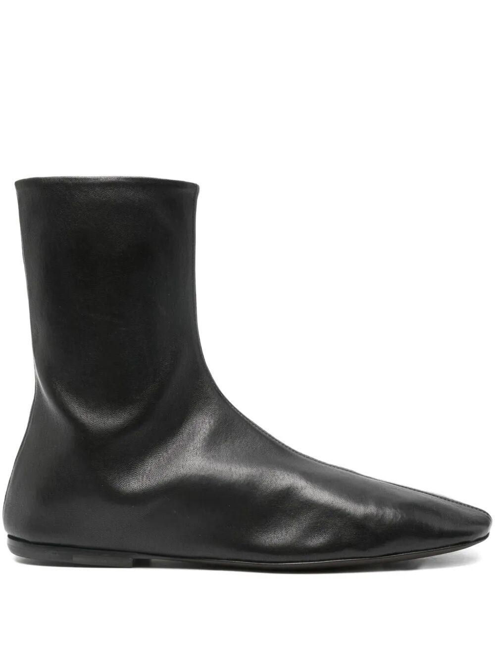 Dries Van Noten Women Leather Ankle Boots In Black