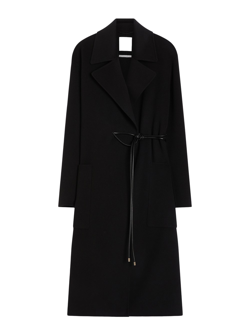 Sportmax Double-faced Robe Coat Clothing In Black