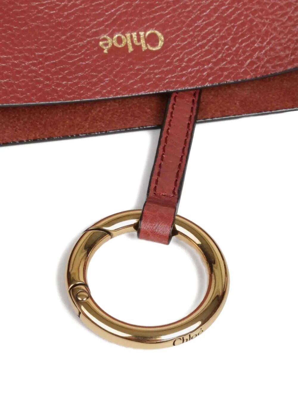 CHLOÉ SPIN TOTE BAG IN GRAINED LEATHER