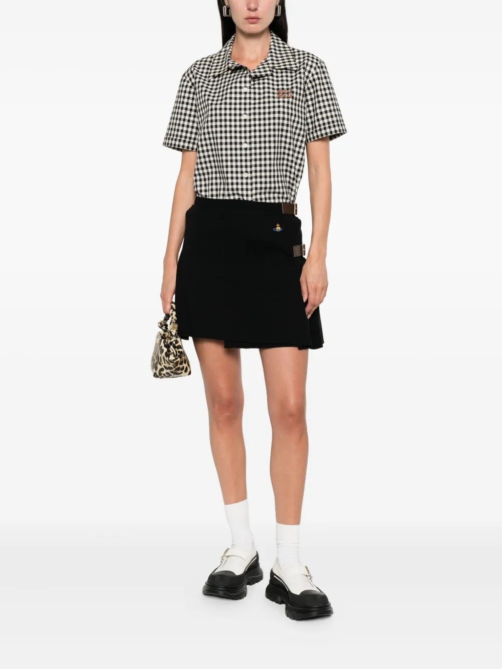 ミニスカート Vivienne Westwood Kilt Bea Vivienne Westwood Kilt Bea Orb-embroidered Mini Skirt | Blue